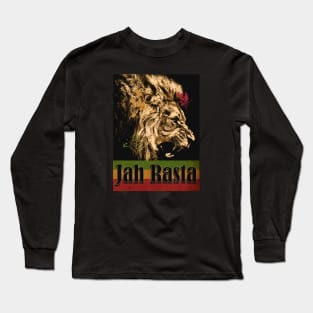 Jah Rasta Lion Long Sleeve T-Shirt